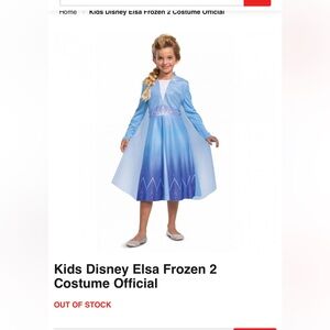 Elsa ~FROZEN dress. Priced to sell